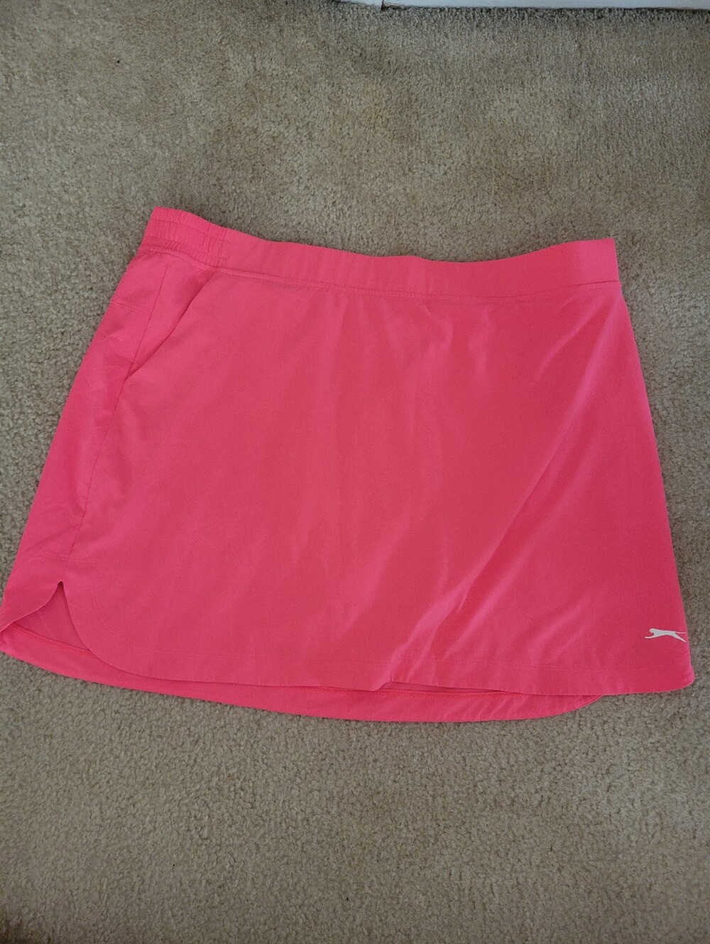 Slazenger Womens Golf Skort XXL Pink Hydro-Dri Athletic Skirt Lined Shorts